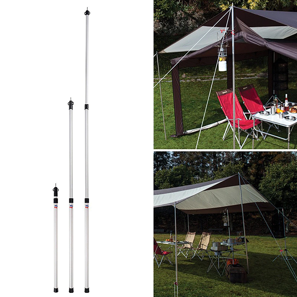 Cheap Goat Tents Aluminum Alloy Camping Tent Pole Tent Supporting Rod Outdoor Camping Canopy Awning Frames Accessory