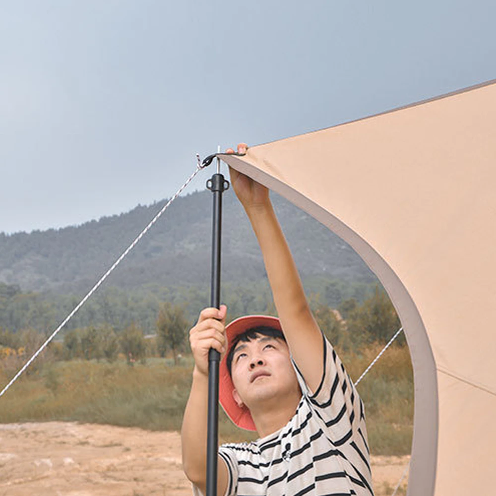 Cheap Goat Tents Aluminum Alloy Camping Tent Pole Tent Supporting Rod Outdoor Camping Canopy Awning Frames Accessory
