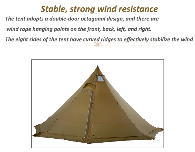 Cheap Goat Tents Asta Gear Bushcraft Pyramid Tent With Chimney Hole Lightweight Snow Skirt Winter Teepee Tent 20d Camping Vidalido Track 5