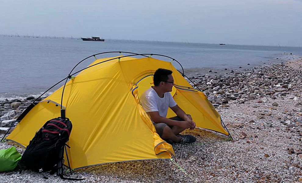 Cheap Goat Tents Asta Gear Crescent 2 20d Silione Nylon 2persons Windproof ,rainproof Camping Tent