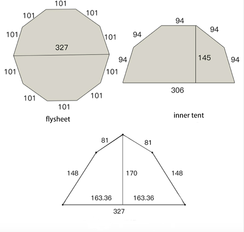 Cheap Goat Tents Asta Gear Mountain House Large Space Team Activity And Ultrlight Tent For Six Persons Camping Pyramid Tent Without Trekking Pole