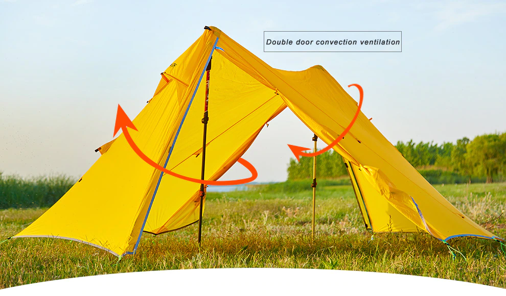 Cheap Goat Tents Asta Gear Rainstorm 2 Ultralight Pyramid Tent Trekking Pole Tent Two Person Camping Ul Tent