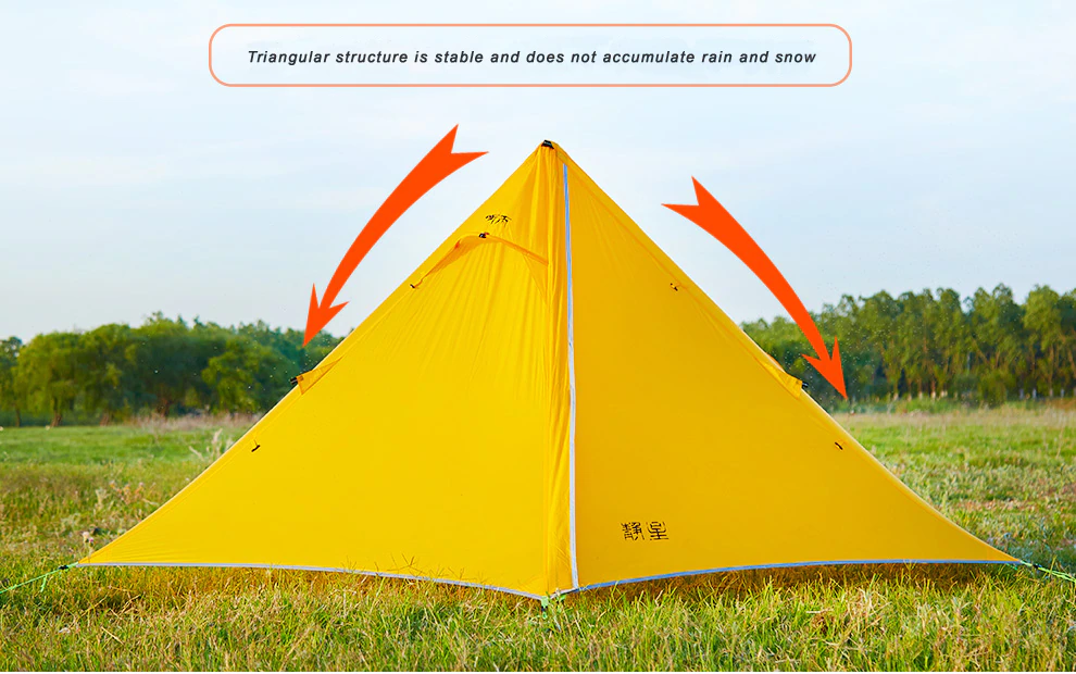 Cheap Goat Tents Asta Gear Rainstorm 2 Ultralight Pyramid Tent Trekking Pole Tent Two Person Camping Ul Tent