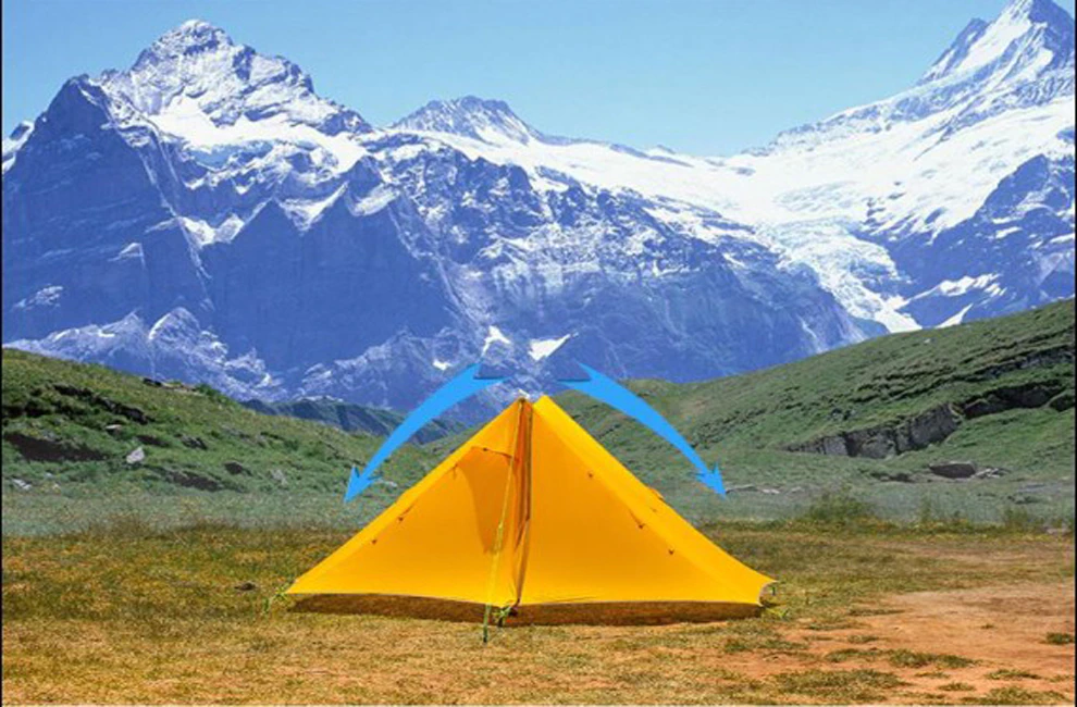 Cheap Goat Tents Asta Gear Rainstorm 2 Ultralight Pyramid Tent Trekking Pole Tent Two Person Camping Ul Tent
