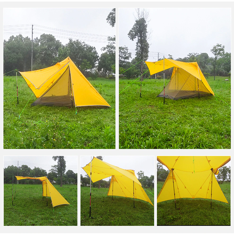 Cheap Goat Tents Asta Gear Rainstorm 2 Ultralight Pyramid Tent Trekking Pole Tent Two Person Camping Ul Tent