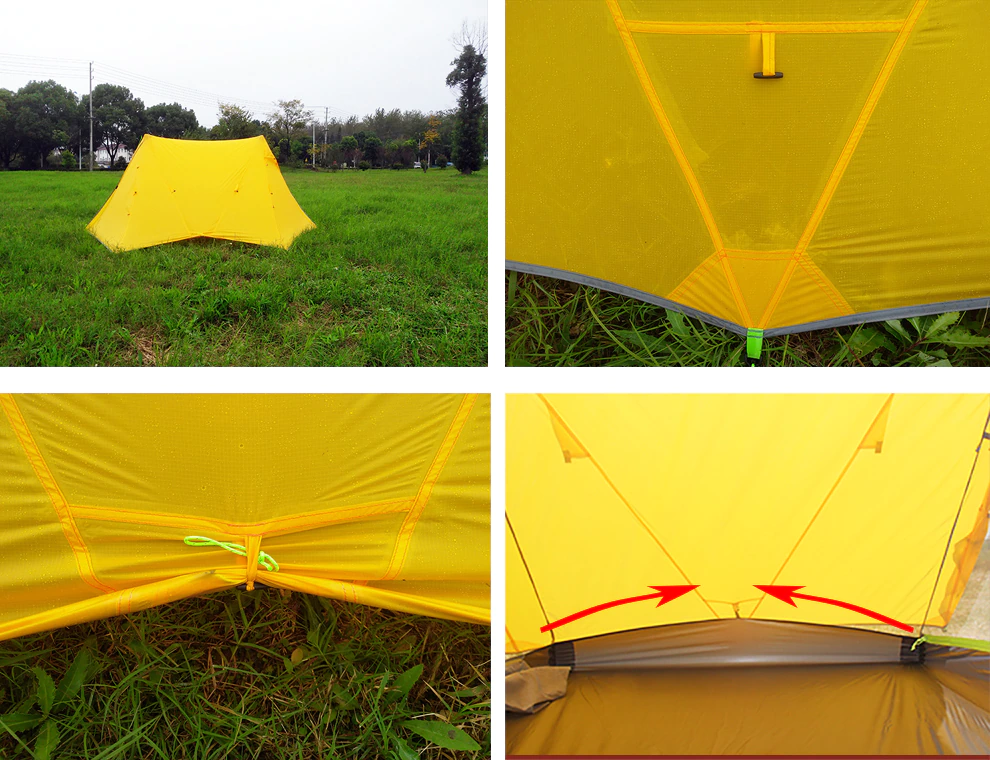 Cheap Goat Tents Asta Gear Rainstorm 2 Ultralight Pyramid Tent Trekking Pole Tent Two Person Camping Ul Tent