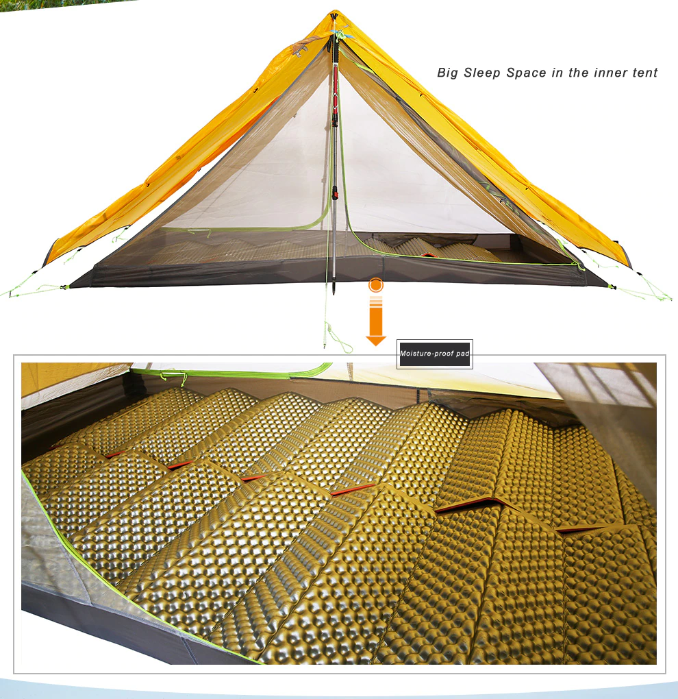 Cheap Goat Tents Asta Gear Rainstorm 2 Ultralight Pyramid Tent Trekking Pole Tent Two Person Camping Ul Tent