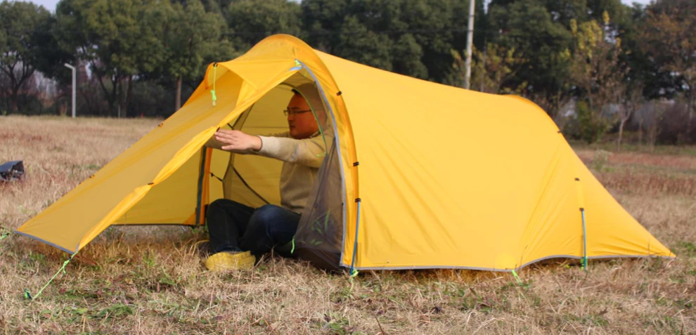 Cheap Goat Tents Asta Gear Windchaser 2 20d Silicon Nylon Outdoor Camping Hikking Ultralight