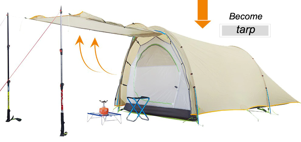 Cheap Goat Tents Asta Gear Windchaser 2 20d Silicon Nylon Outdoor Camping Hikking Ultralight