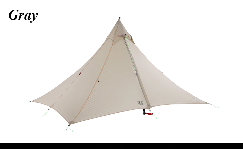 Cheap Goat Tents Asta High Quality 20d Both Silnylon Pyramid Fly Of Outdoor Camping Tent 265*170*135cm