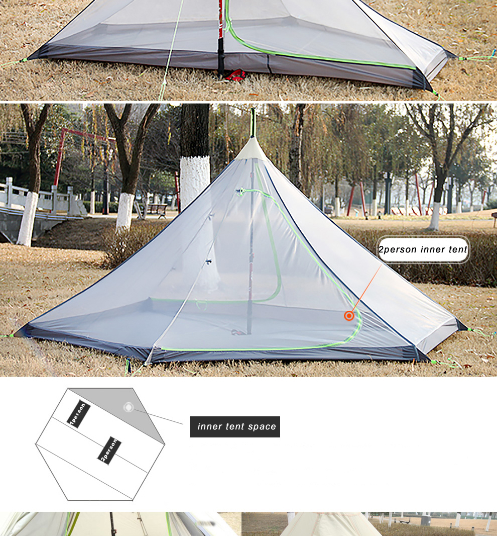 Cheap Goat Tents Astagear Firstsnow Ul Pyramid Tent 2 Person Waterproof Teepee Shleter For Camping Hiking