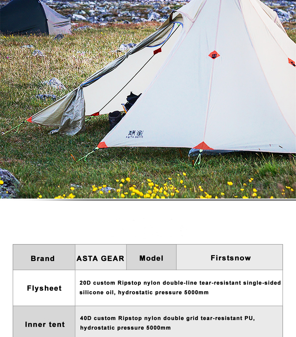 Cheap Goat Tents Astagear Firstsnow Ul Pyramid Tent 2 Person Waterproof Teepee Shleter For Camping Hiking