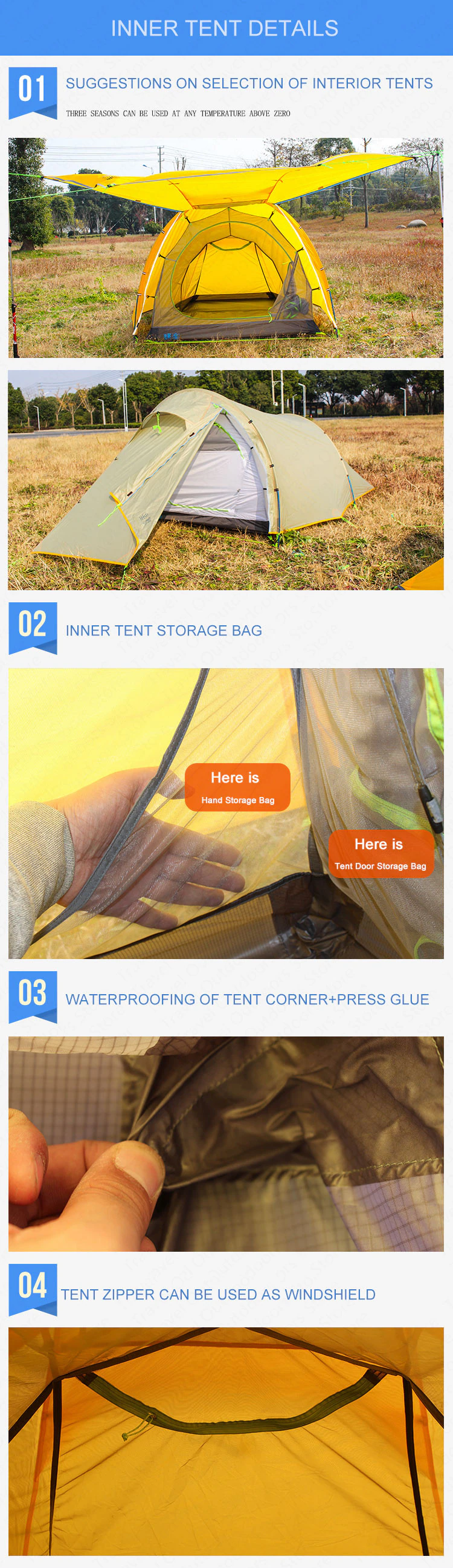 Cheap Goat Tents Astagear Windchaser Tents Outdoor Camping 2 3 Persons 20d Silicone Tunnel Tent Ultralight Large Space 4 Season Hiking Tent