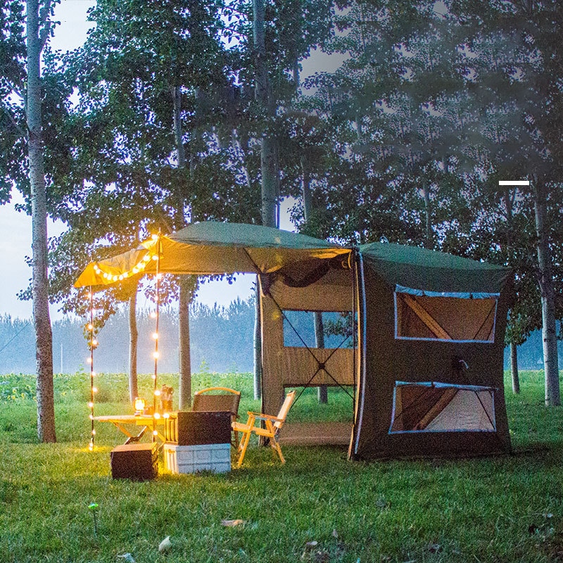 Cheap Goat Tents Automatic Car Rear Tent Car Camping Tent Travel Suv Multifunction Awning Family Tents Outdoor Camping For Self