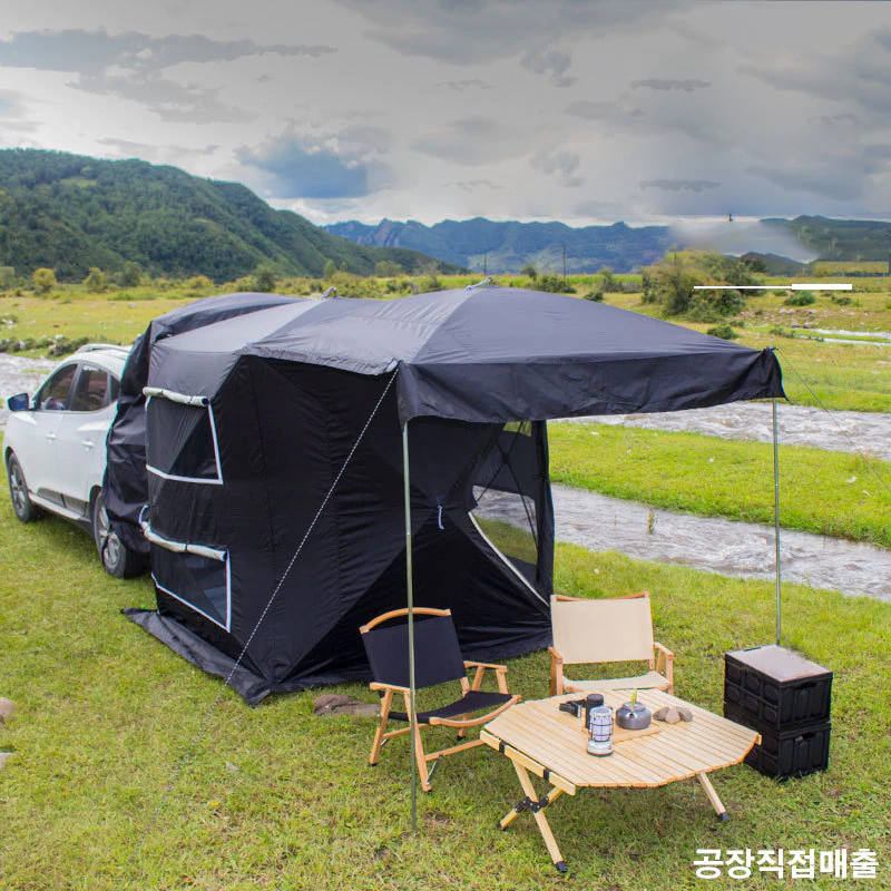 Cheap Goat Tents Automatic Car Rear Tent Car Camping Tent Travel Suv Multifunction Awning Family Tents Outdoor Camping For Self