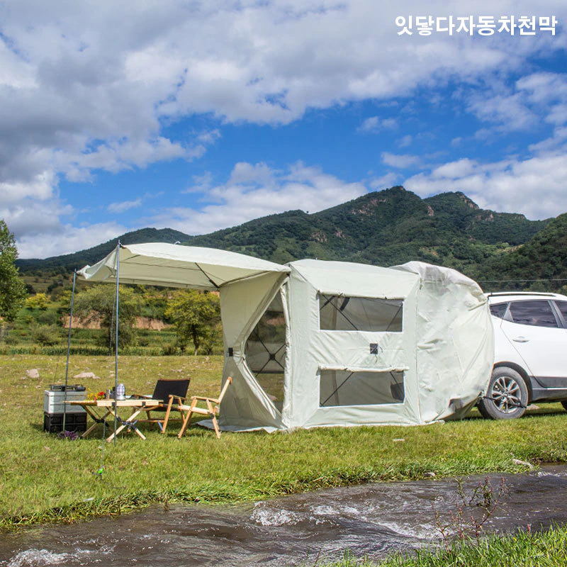 Cheap Goat Tents Automatic Car Rear Tent Car Camping Tent Travel Suv Multifunction Awning Family Tents Outdoor Camping For Self