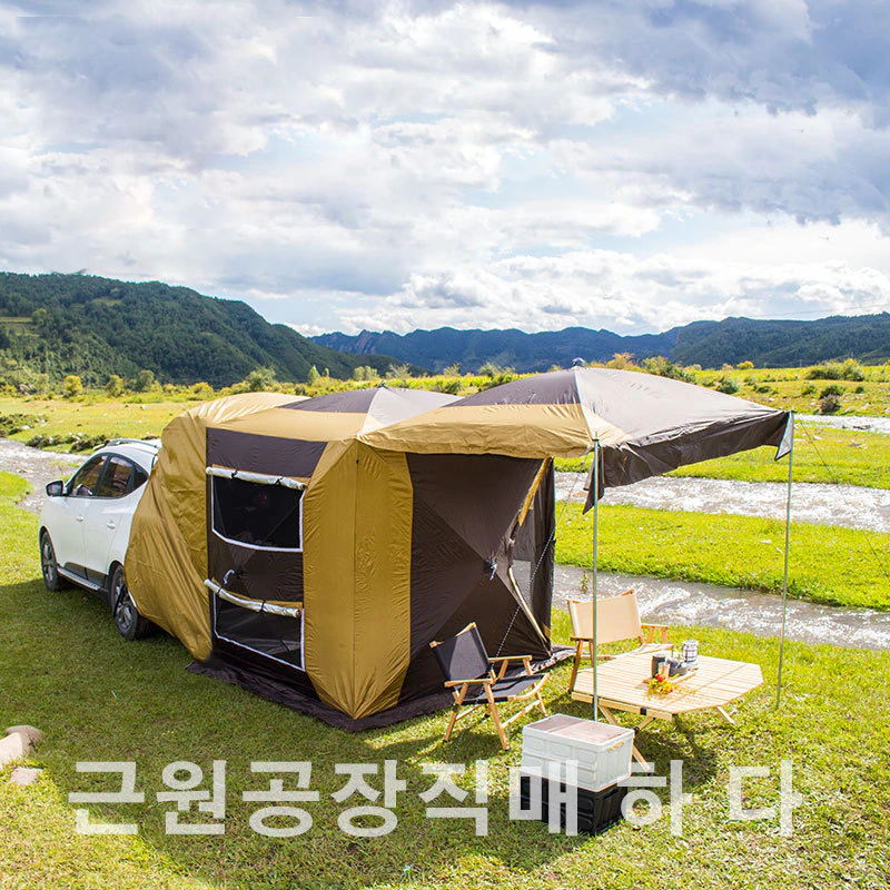 Cheap Goat Tents Automatic Car Rear Tent Car Camping Tent Travel Suv Multifunction Awning Family Tents Outdoor Camping For Self