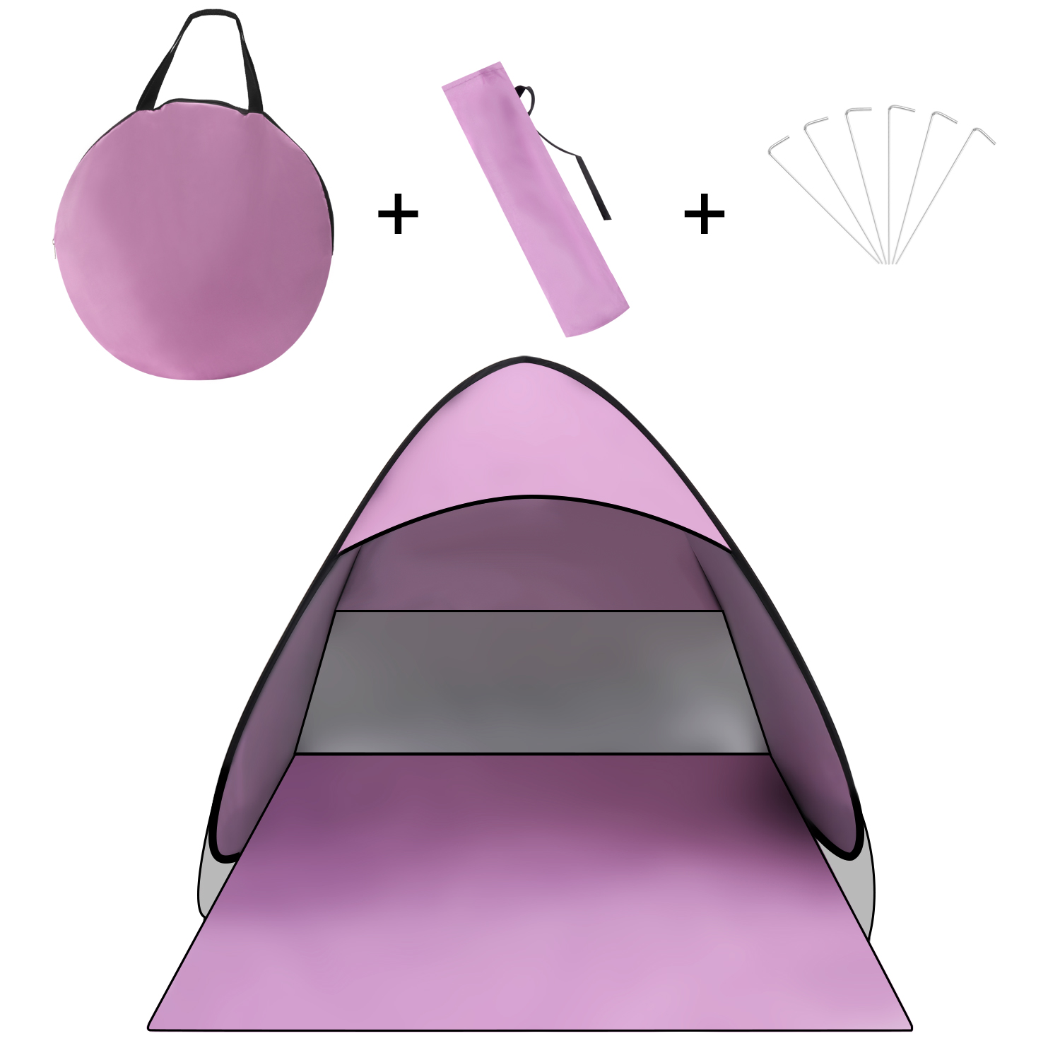 Cheap Goat Tents Automatic Instant Pop Up Tent Portable Beach Tent Lightweight Outdoor Uv Protection Camping Fishing Picnic Cabana Sun Shelter 20