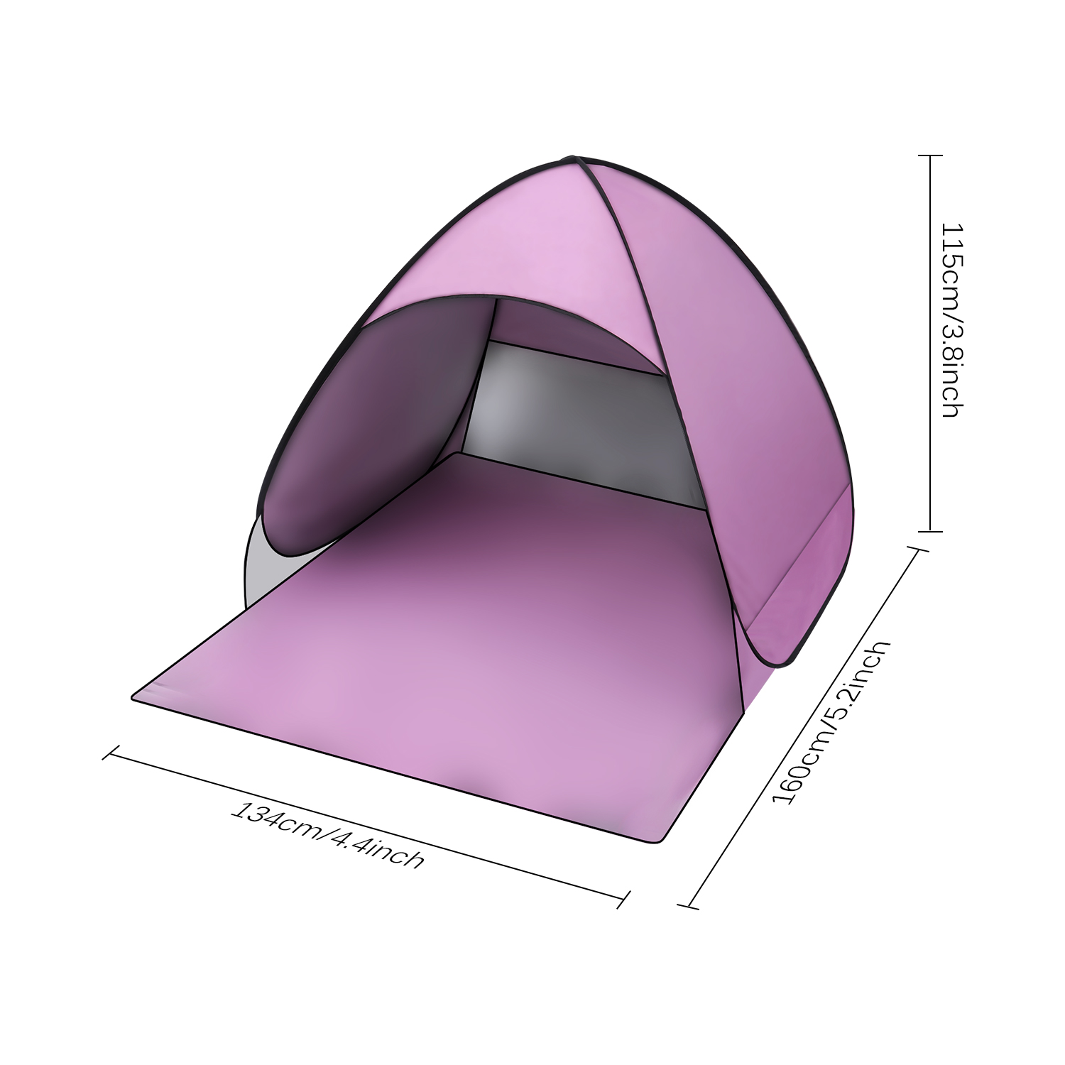 Cheap Goat Tents Automatic Instant Pop Up Tent Portable Beach Tent Lightweight Outdoor Uv Protection Camping Fishing Picnic Cabana Sun Shelter 20