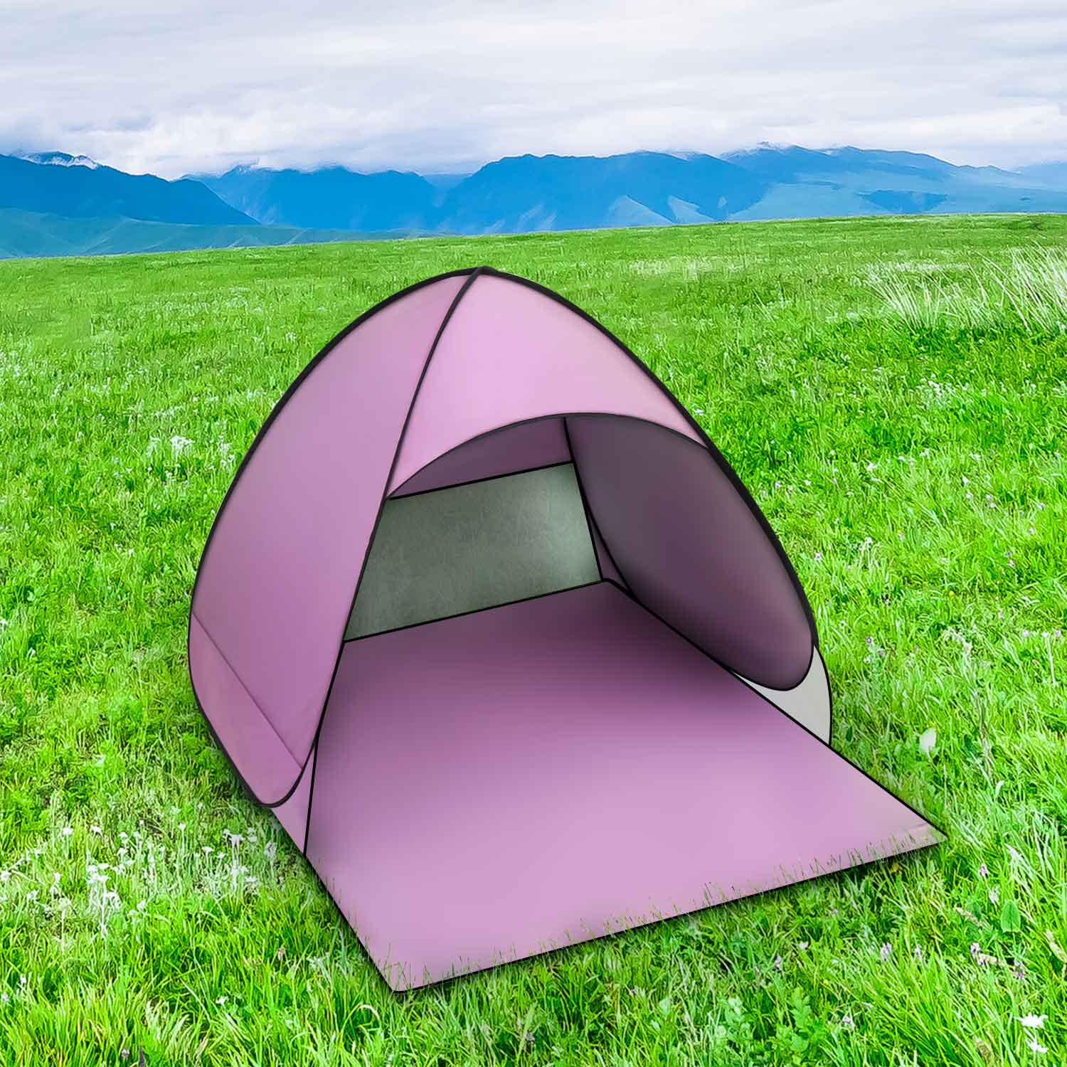 Cheap Goat Tents Automatic Instant Pop Up Tent Portable Beach Tent Lightweight Outdoor Uv Protection Camping Fishing Picnic Cabana Sun Shelter 20