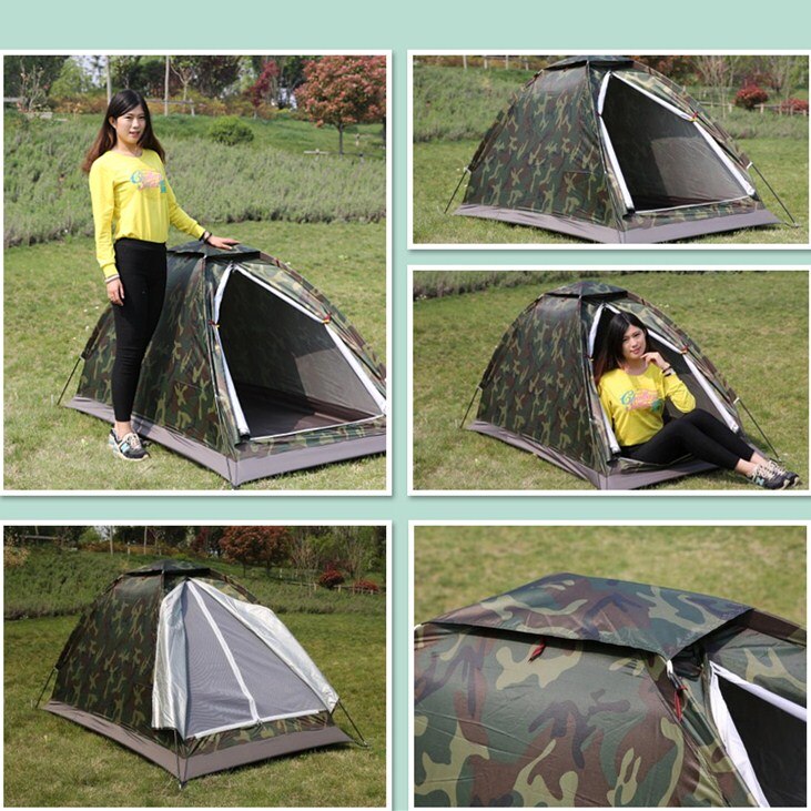 Cheap Goat Tents Automatic Tent 2 Person Camping Tent Easy Instant Setup Protable Backpacking Windproof Uv Sunshade For Sun Shelter Travelling