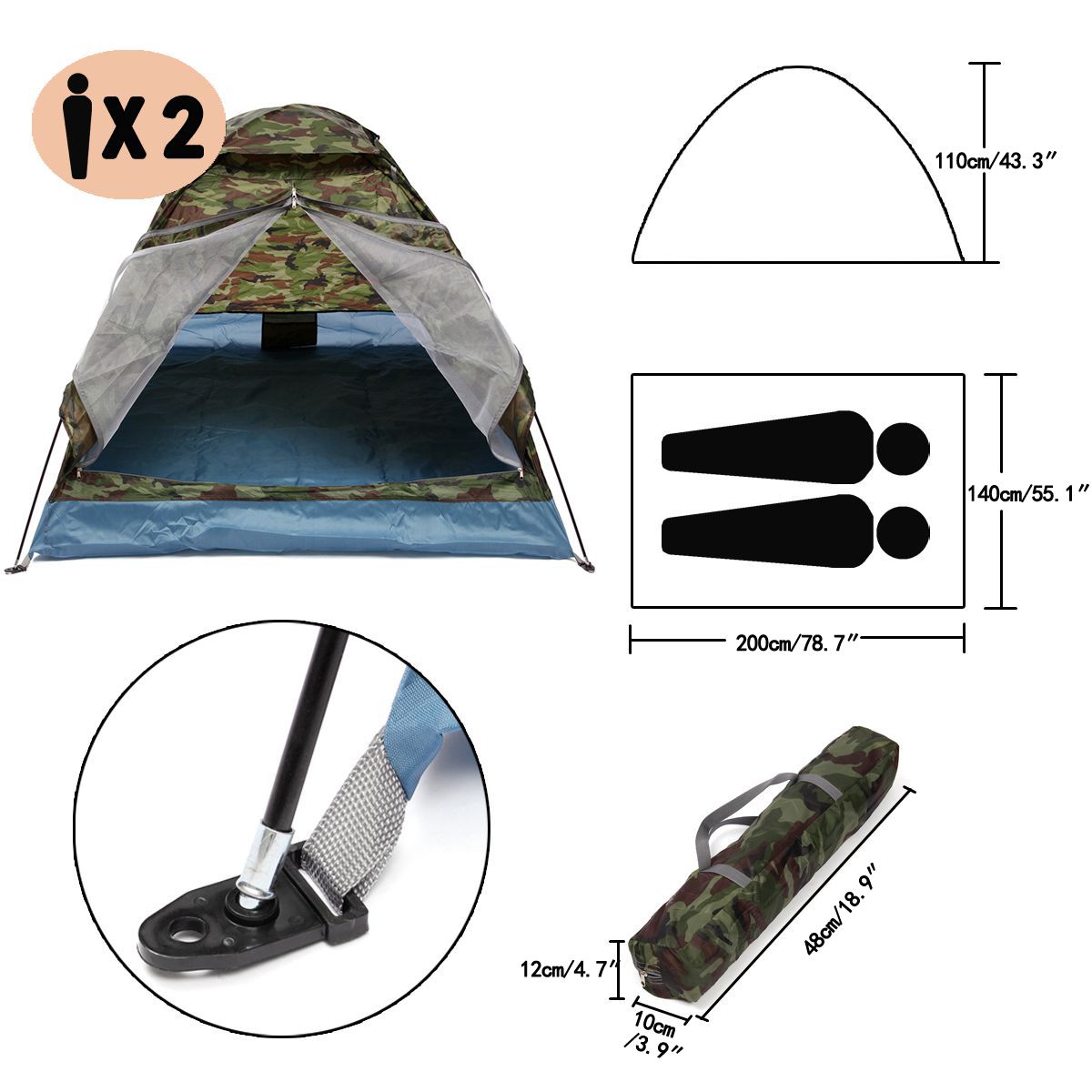 Cheap Goat Tents Automatic Tent 2 Person Camping Tent Easy Instant Setup Protable Backpacking Windproof Uv Sunshade For Sun Shelter Travelling