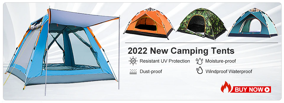 Cheap Goat Tents Automatic Tent 2 Person Camping Tent Easy Instant Setup Protable Backpacking Windproof Uv Sunshade For Sun Shelter Travelling