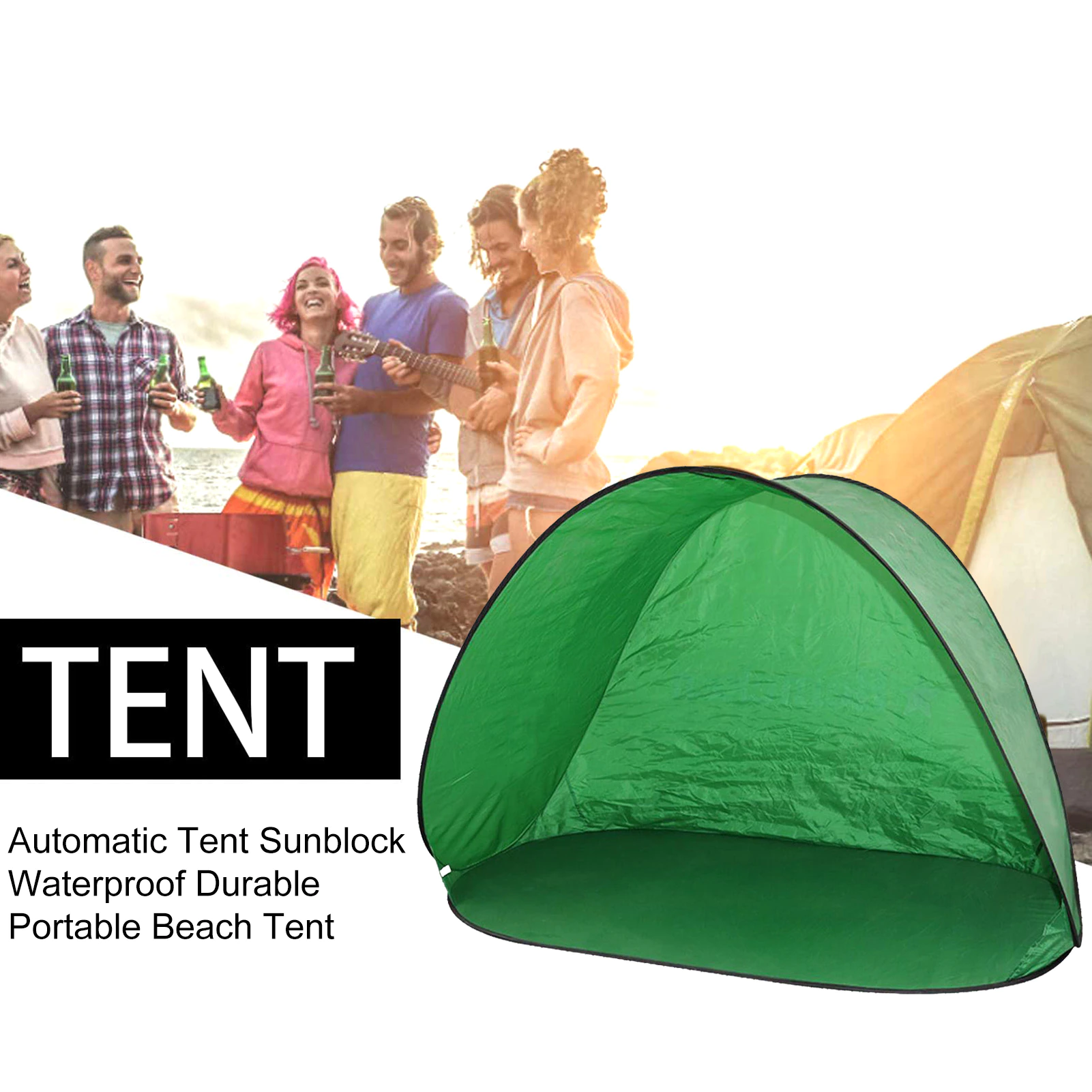Cheap Goat Tents Automatic Tent Sunblock Waterproof Durable Portable Beach Tent Sun Shelters Uv Protection Pop Up Tents Sun Shade Awning Outdoor