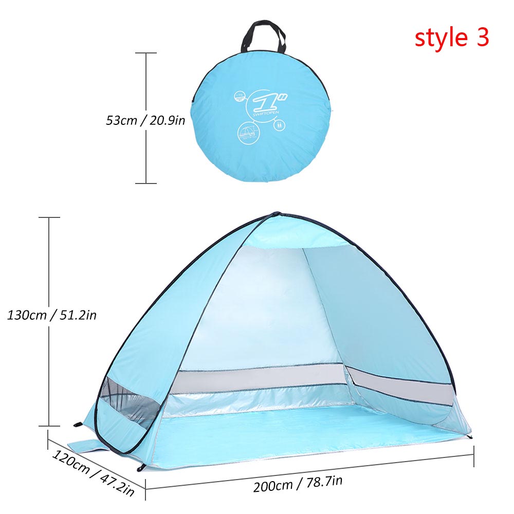 Cheap Goat Tents Automatic Tent Uv Protection Outdoor Camping Tent Travel Instant Pop Up Beach Tent Ultralight Sun Shelter Camping Equipment