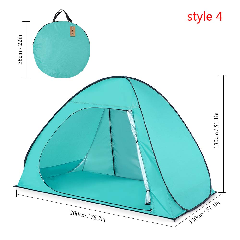 Cheap Goat Tents Automatic Tent Uv Protection Outdoor Camping Tent Travel Instant Pop Up Beach Tent Ultralight Sun Shelter Camping Equipment