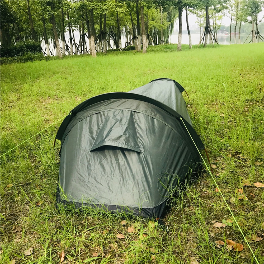 Cheap Goat Tents Backpacking Tent Outdoor Camping Sleeping Bag Tent Lightweight Single Person Tent For Camping