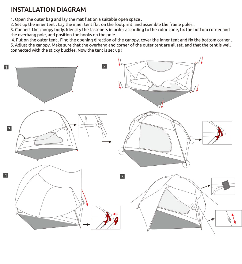 Cheap Goat Tents Blackdeer Archeos 1pro One Person Tent For Hiking Trekking 220*90cm Size 8.5mm Aluminum Pole Contain Footprint