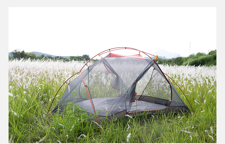 Cheap Goat Tents Bswolf 2 Persons Camping Tent Ultralight 20d 380t Nylon Double Layer Waterproof Backpacking Tent For Hiking Travel With Free Mat
