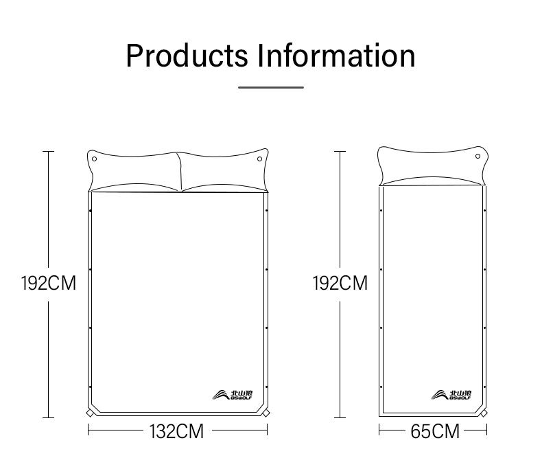 Cheap Goat Tents Bswolf Inflatable Mattress Outdoor Tent Camping Mats Spliced Outdoor Thick