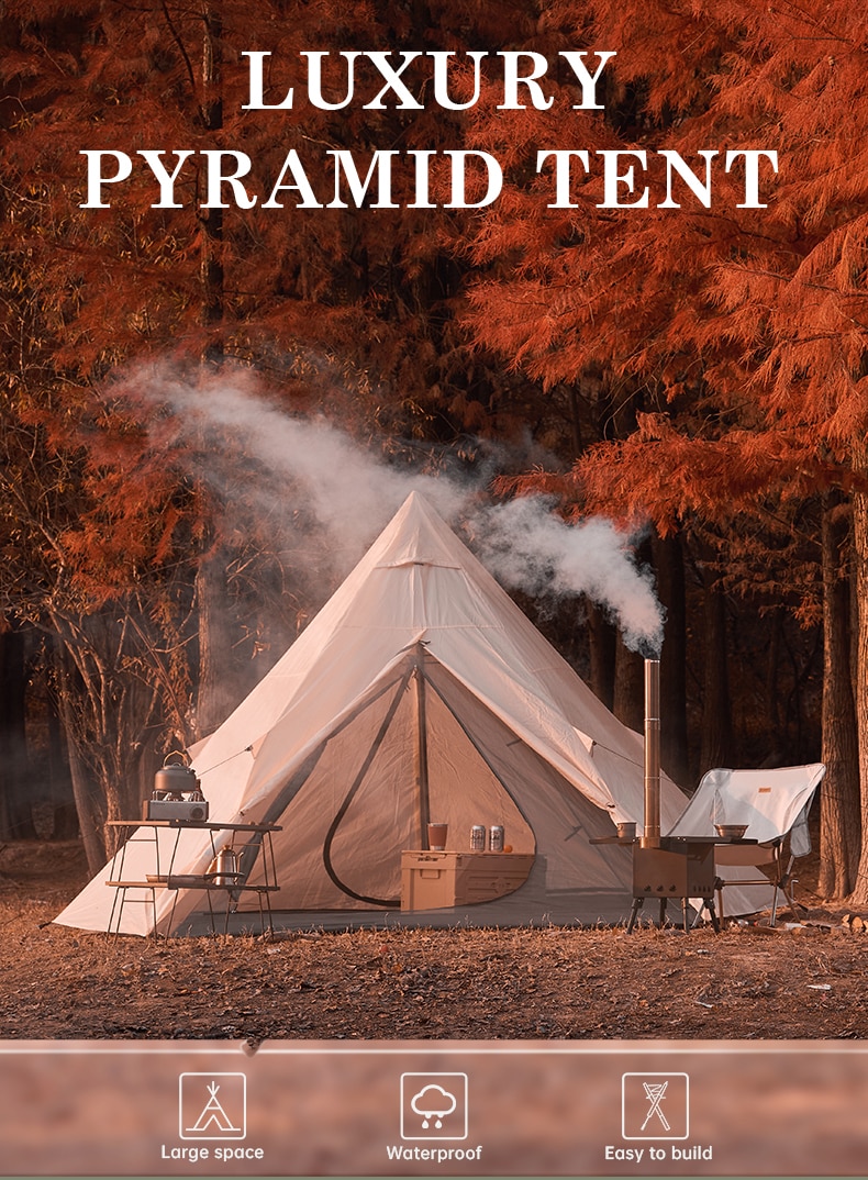 Cheap Goat Tents Bswolf Large Pyramid Tent Ultralight Camping Tent Large Outdoor Teepee Indian Pyramid Tent 5