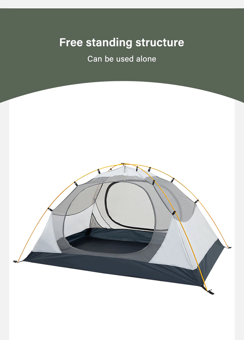 Cheap Goat Tents Bswolf Ultralight Camping Tent 3 Season 2 Person Upgraded 20d Nylon Silicone Coated Fabric Waterproof Tourist Backpacking Tents