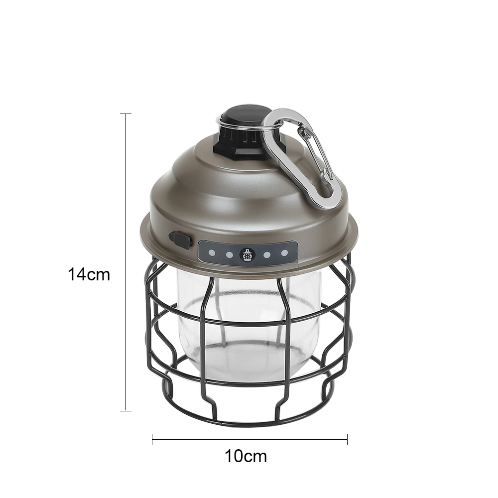 Cheap Goat Tents Camp Lantern Vintage Metal Hanging Lanterns 3600mah Rechargeable Lightweight Tent Light For Outdoor Pinecone Lamp Pendant Lamp