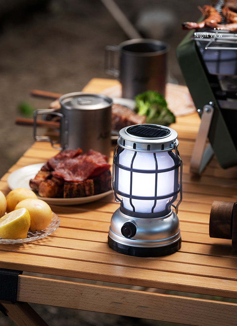 Cheap Goat Tents Camping Lantern Portable Lighting Solar Lamp Rechargeable Outdoor Lighting Camping Tent Lantern Power Bank Led Flashlight