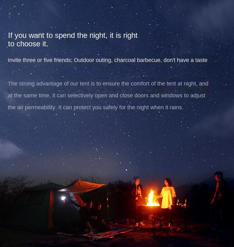 Cheap Goat Tents Camping Tent 2 Person Outdoor Waterproof Instant Setup Tent Tourist Tent Winter Fishing Tent Automatic Quick Open Tent 4 Person