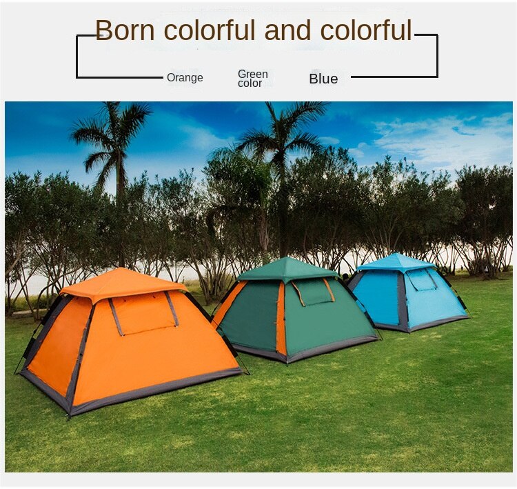 Cheap Goat Tents Camping Tent 2 Person Outdoor Waterproof Instant Setup Tent Tourist Tent Winter Fishing Tent Automatic Quick Open Tent 4 Person