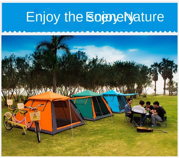 Cheap Goat Tents Camping Tent 2 Person Outdoor Waterproof Instant Setup Tent Tourist Tent Winter Fishing Tent Automatic Quick Open Tent 4 Person