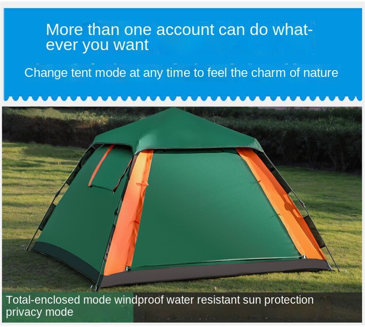 Cheap Goat Tents Camping Tent 2 Person Outdoor Waterproof Instant Setup Tent Tourist Tent Winter Fishing Tent Automatic Quick Open Tent 4 Person