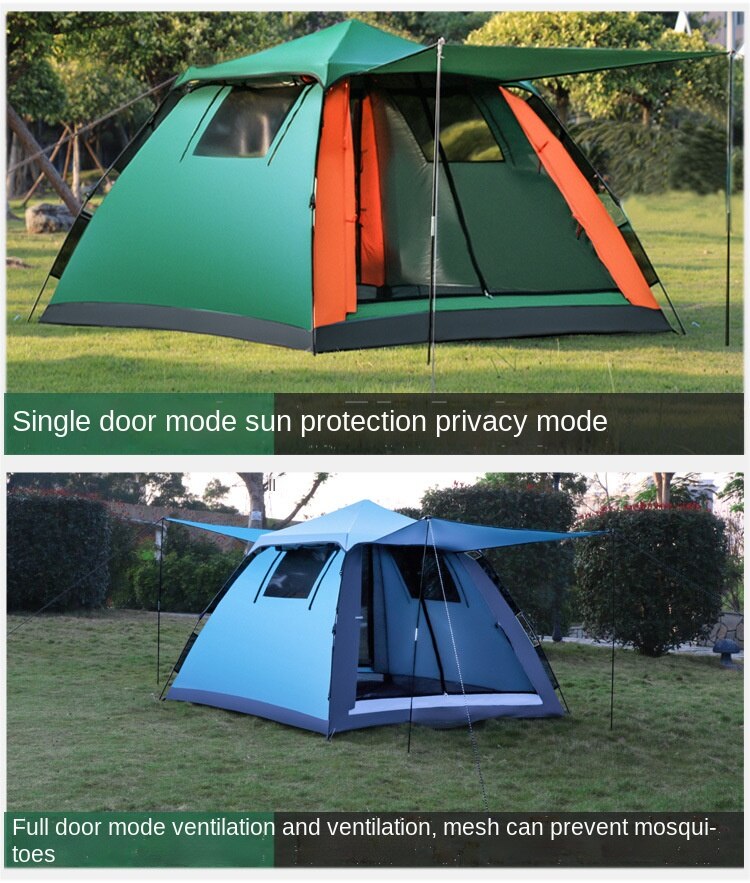 Cheap Goat Tents Camping Tent 2 Person Outdoor Waterproof Instant Setup Tent Tourist Tent Winter Fishing Tent Automatic Quick Open Tent 4 Person