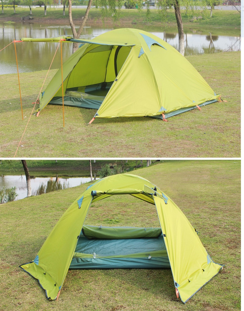 Cheap Goat Tents Camping Tent Waterproof Hiking Tent Double Layer Outdoor Backpacking Tent 2 Person Tents For Tourism