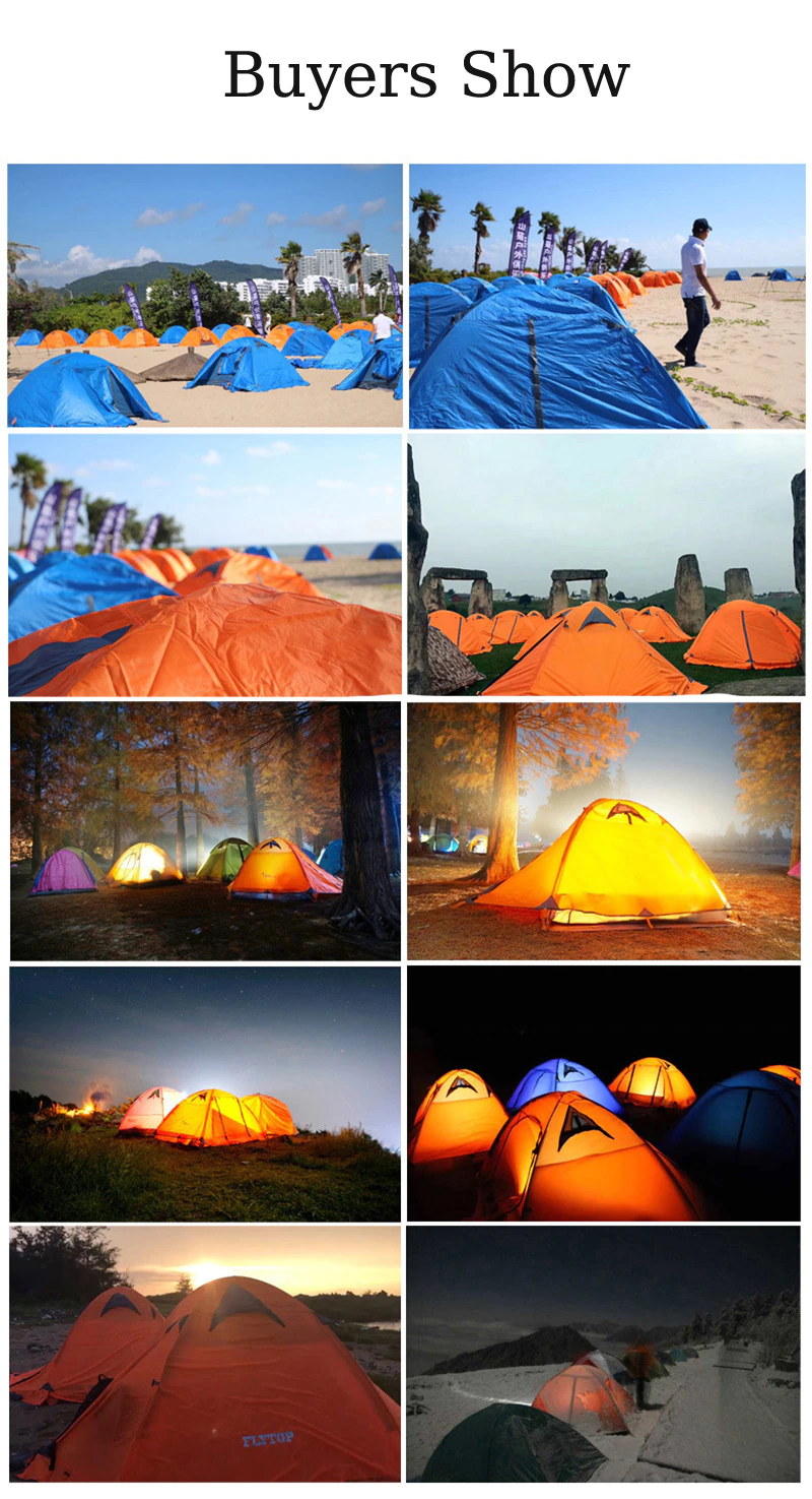 Cheap Goat Tents Camping Tent Waterproof Hiking Tent Double Layer Outdoor Backpacking Tent 2 Person Tents For Tourism