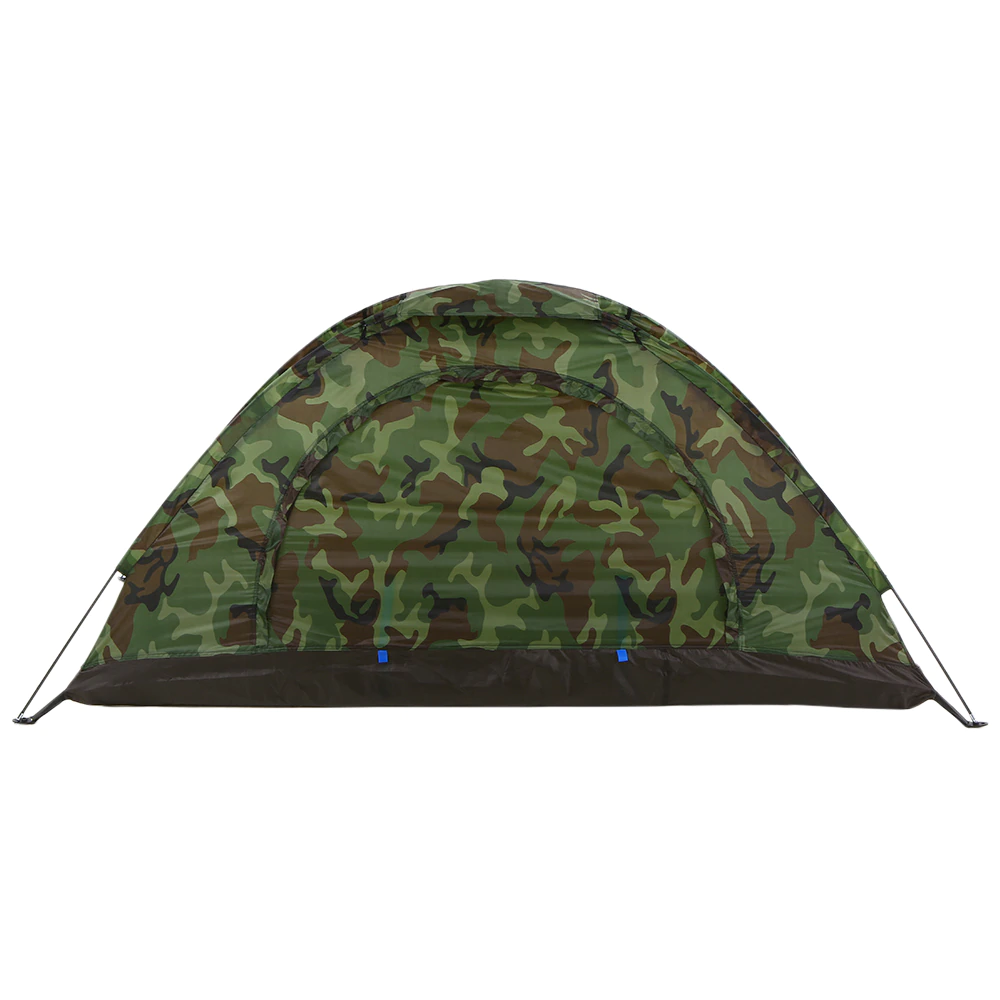 Cheap Goat Tents Camping Tents 1 Person Waterproof Camping Tent Pu1000mm Polyester Fabric Single Layer Tent For Outdoor Travel Hiking