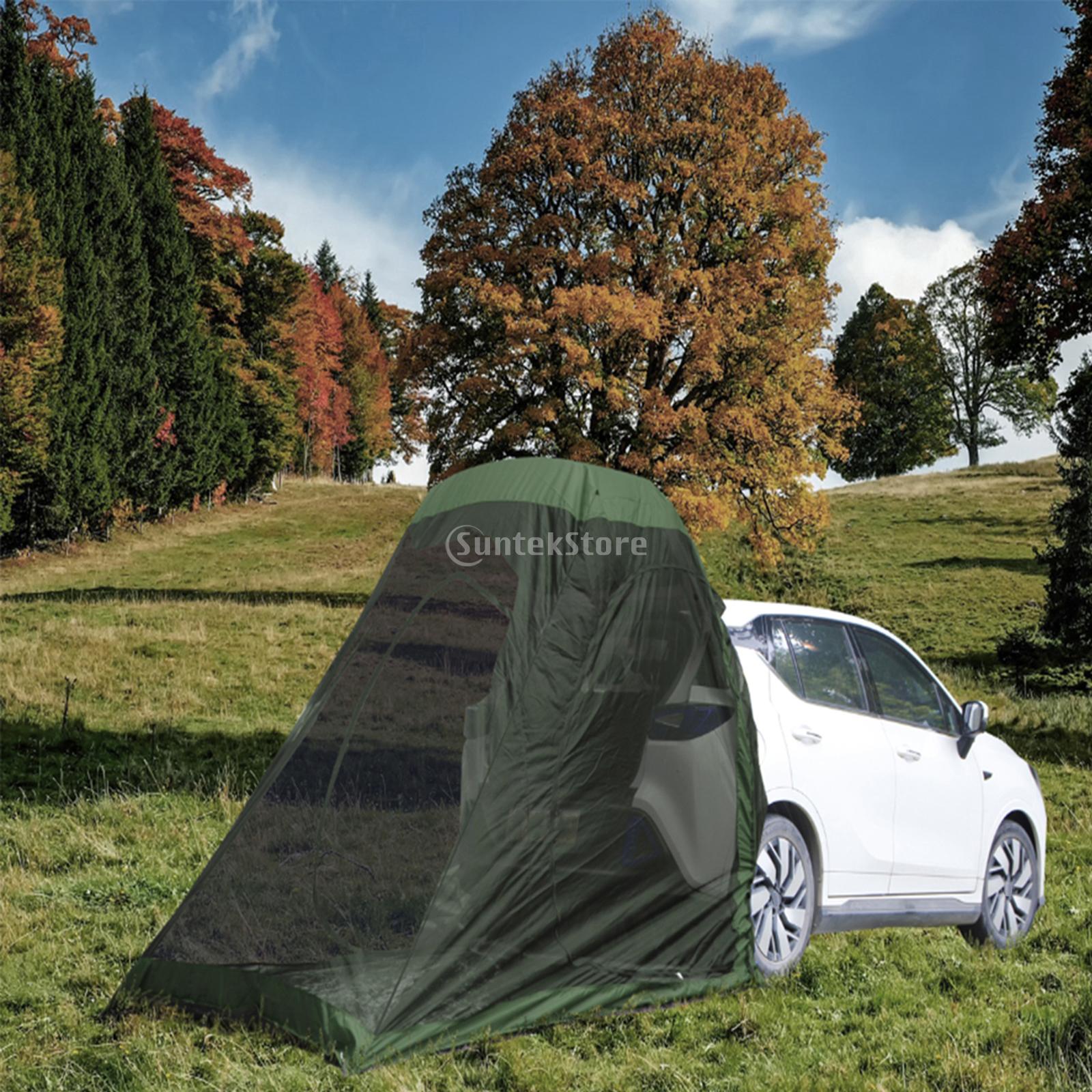 Cheap Goat Tents Car Rear Tent Extension Waterproof Trailer Tent Camping Shelter Canopy Car Trunk Tent For Outdoor Tour Barbecue Picnic
