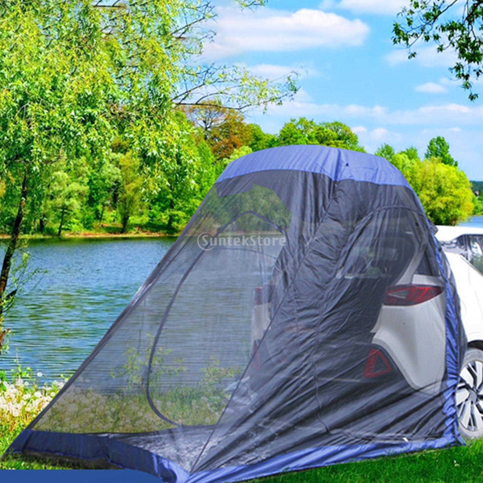 Cheap Goat Tents Car Rear Tent Extension Waterproof Trailer Tent Camping Shelter Canopy Car Trunk Tent For Outdoor Tour Barbecue Picnic