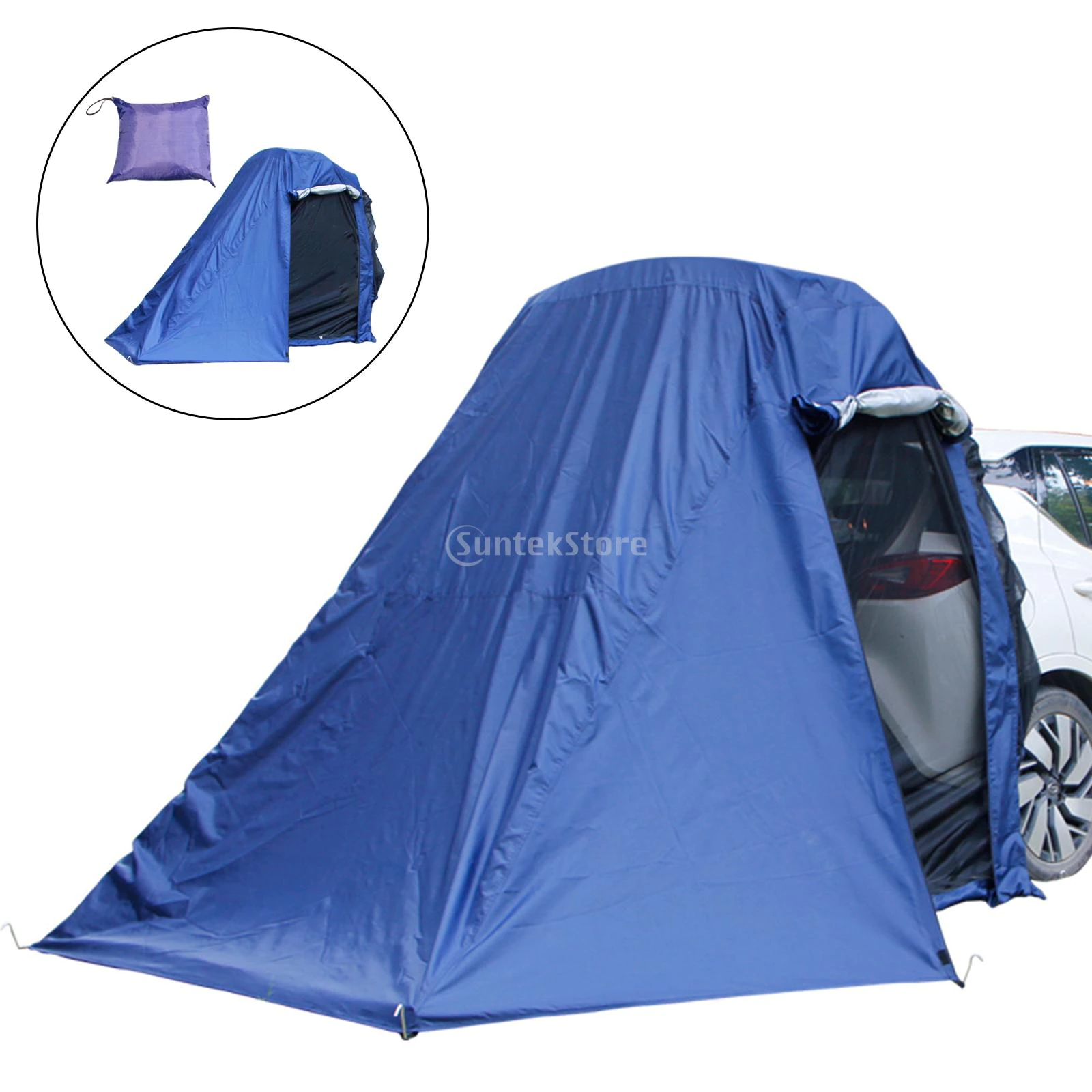 Cheap Goat Tents Car Rear Tent Extension Waterproof Trailer Tent Camping Shelter Canopy Car Trunk Tent For Outdoor Tour Barbecue Picnic