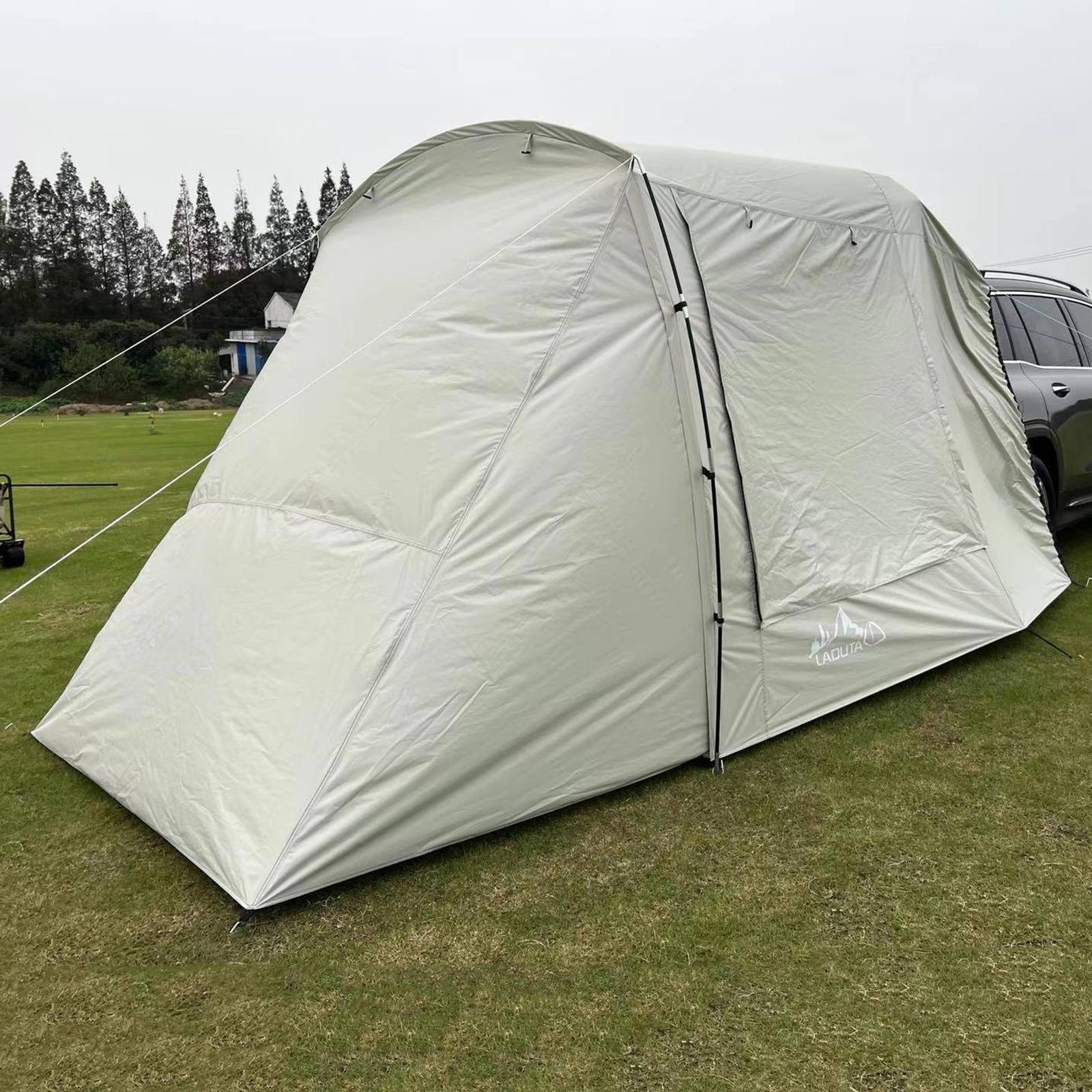 Cheap Goat Tents Car Rear Tent Extension Waterproof Trailer Tent Camping Shelter Canopy Car Trunk Tent For Outdoor Tour Barbecue Picnic